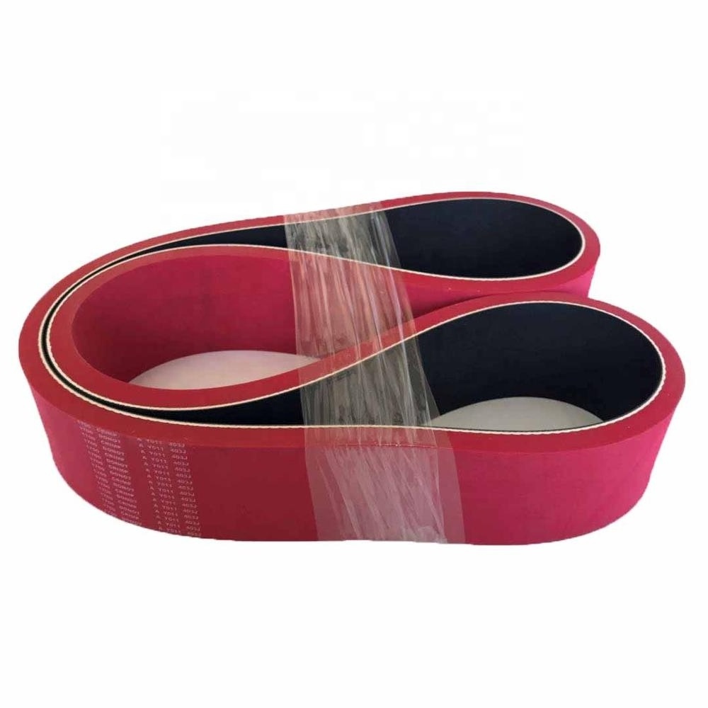 Red Rubber Coating Black Rubber Flat Belt Pulling Belt 1700x80x14