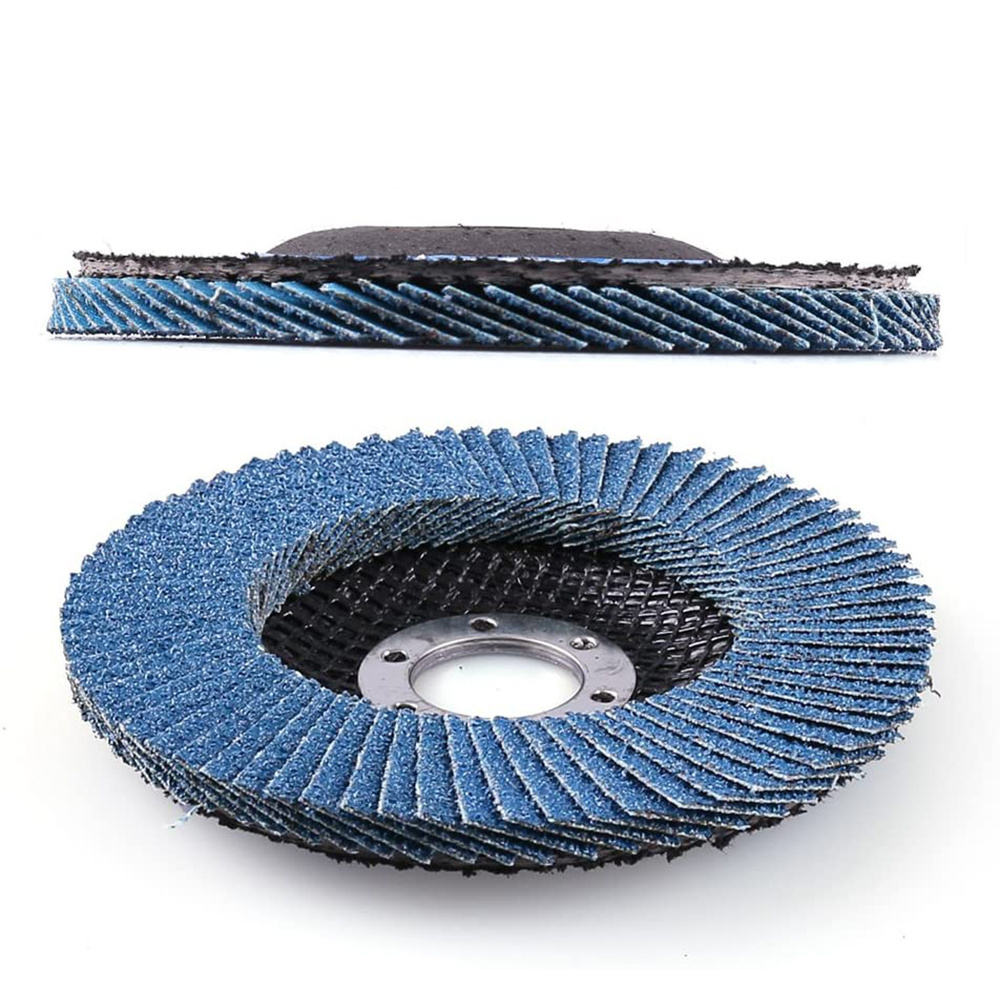 Flap Disc- Type 27 Angle Grinder Disc - Precision Shaped Grain - Metal Grinding and Blending - 4.5