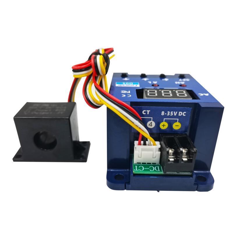 Current Sensing Switch 1~200A DC 10~30V Flameproof Adjustable Current Sensing Switch Adjustable DC Current Sensor Switch