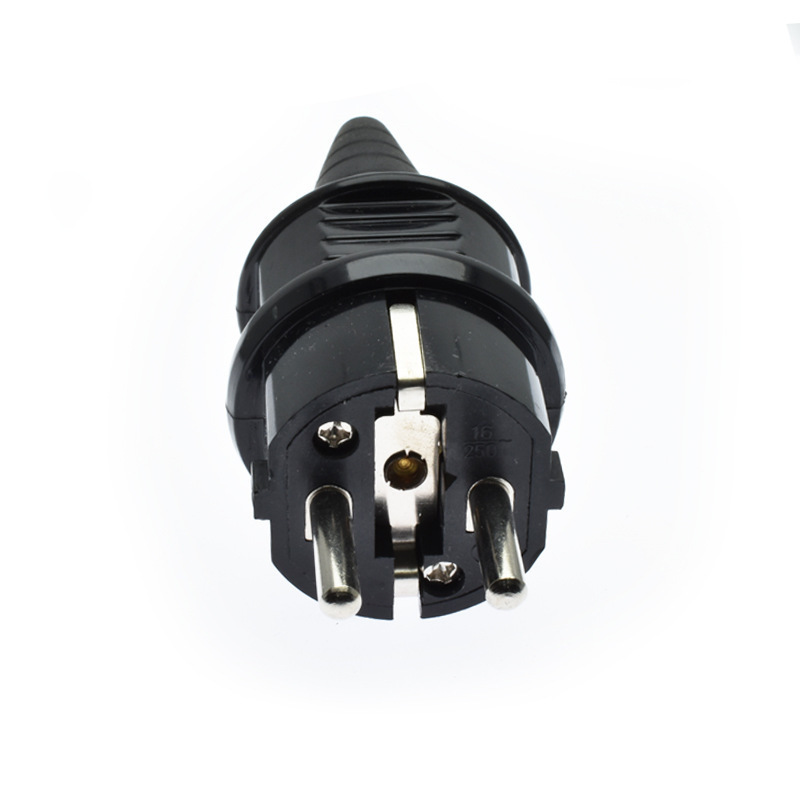 European 16A Grounded Industry Assemble Wiring Plug EU Schuko Germany Power Female Male Plugs