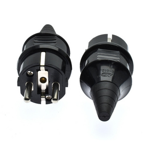 European 16A Grounded Industry Assemble Wiring Plug EU Schuko Germany Power Female Male Plugs