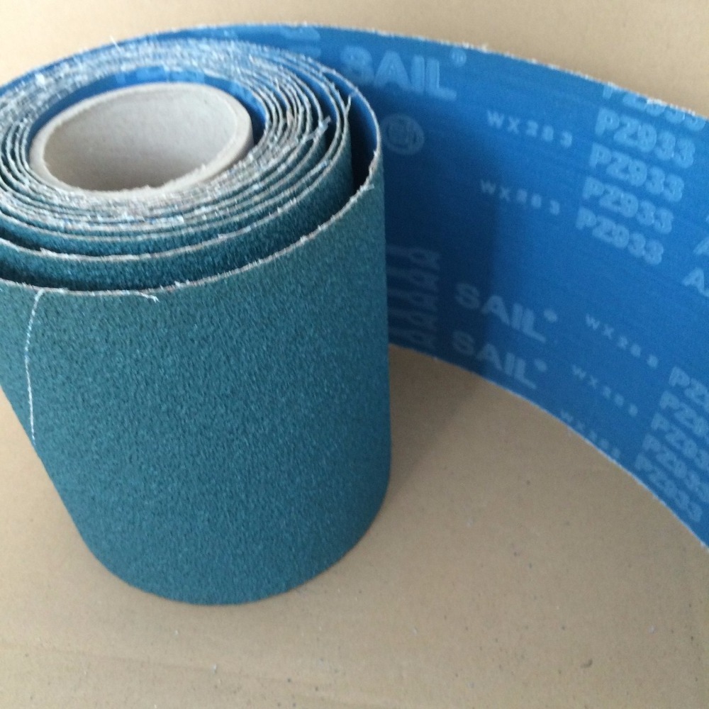 Waterproof zirconium oxide/semi-friable aluminum oxide abrasive belt PZ933