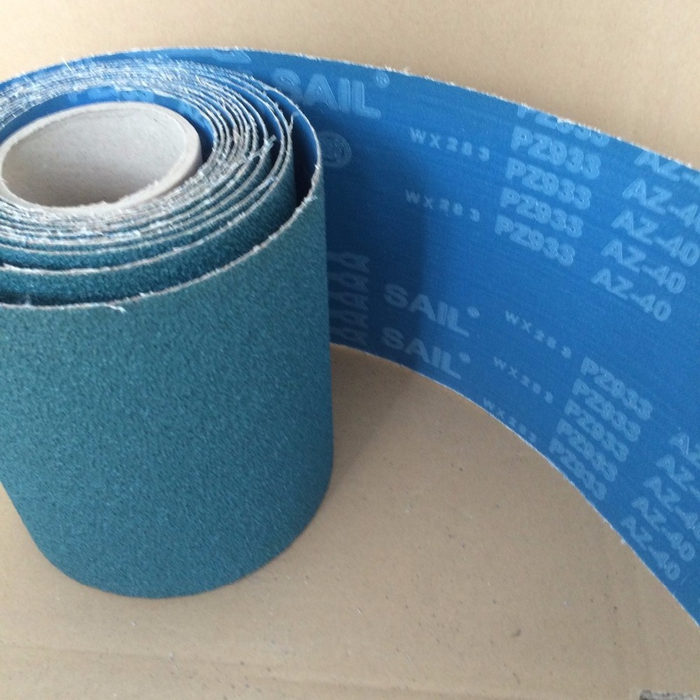 Waterproof zirconium oxide/semi-friable aluminum oxide abrasive belt PZ933