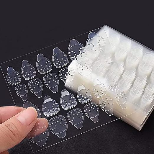 Ins Hot Sale Double Side Glue Nail Sticker for Press on Nails,Waterproof Breathable  Jelly Adhesive Tabs Nail Glue