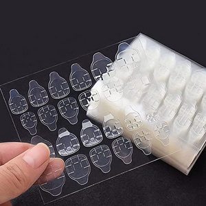 Ins Hot Sale Double Side Glue Nail Sticker for Press on Nails,Waterproof Breathable  Jelly Adhesive Tabs Nail Glue