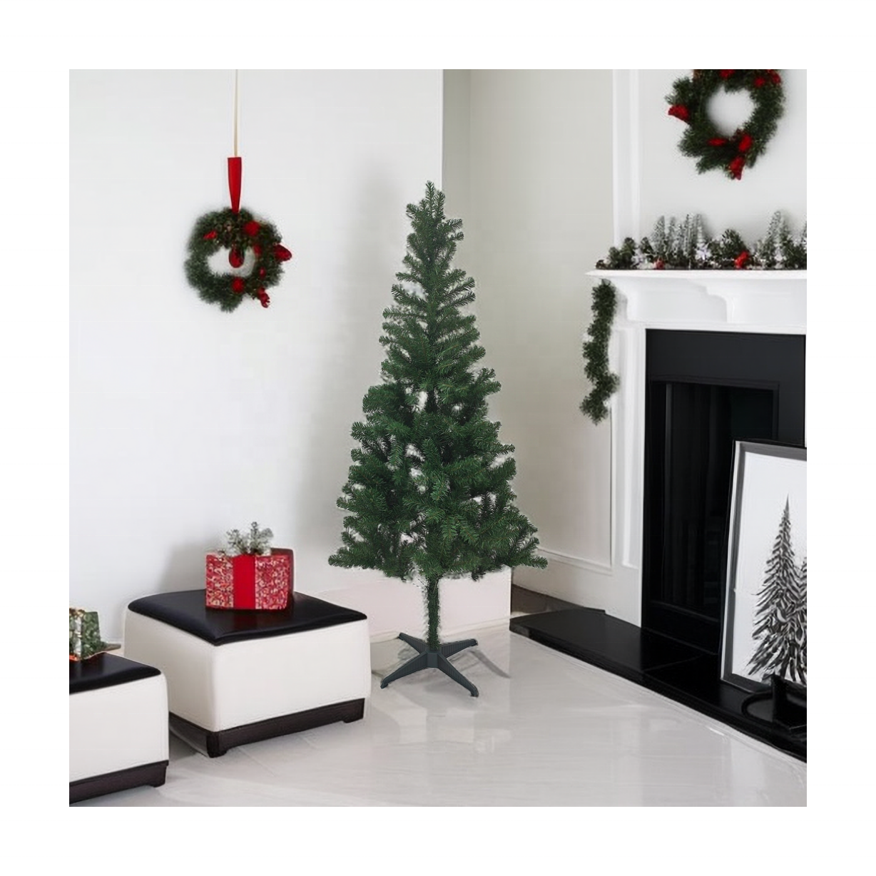 Wall Mounted Christmas Tree Carton Buy Xmas Tree For Home Office Party Decoration