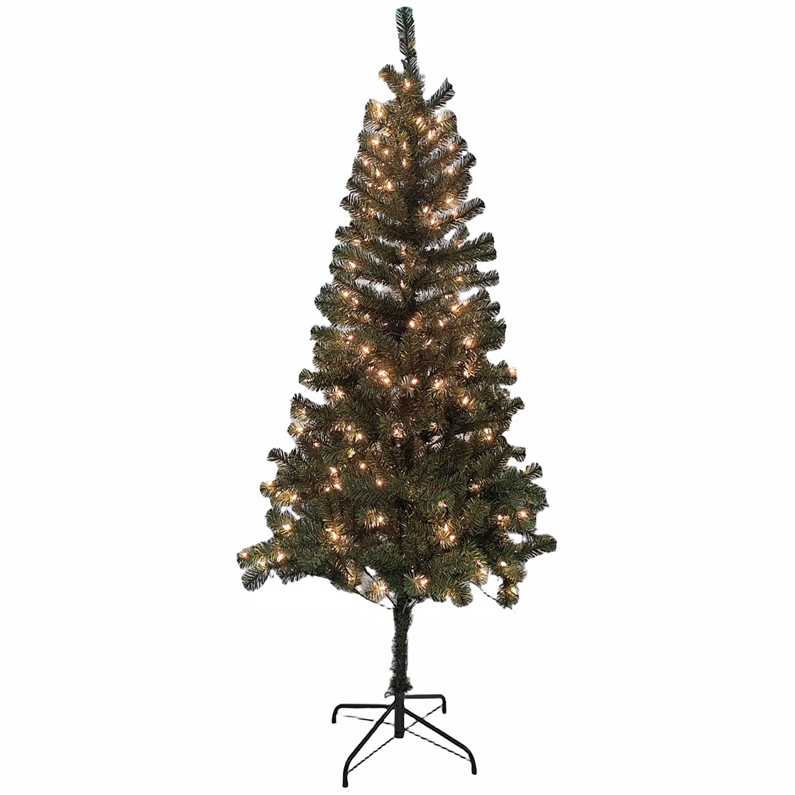 Hot selling 6ft Simple led plastic Christmas tree cheap PVC artificial christmas tree for Christmas home outdoor