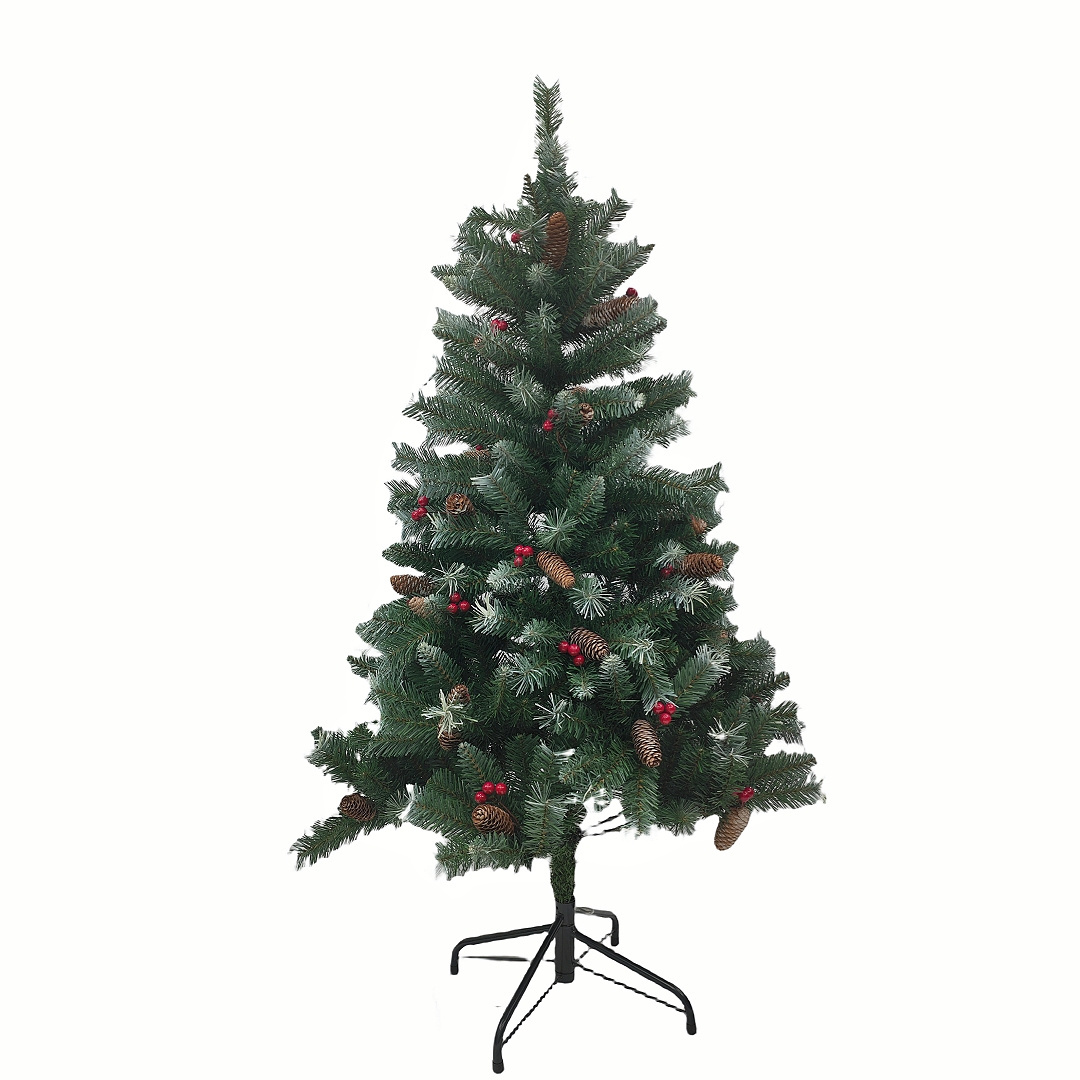 Hot selling 6ft Simple led plastic Christmas tree cheap PVC artificial christmas tree for Christmas home outdoor