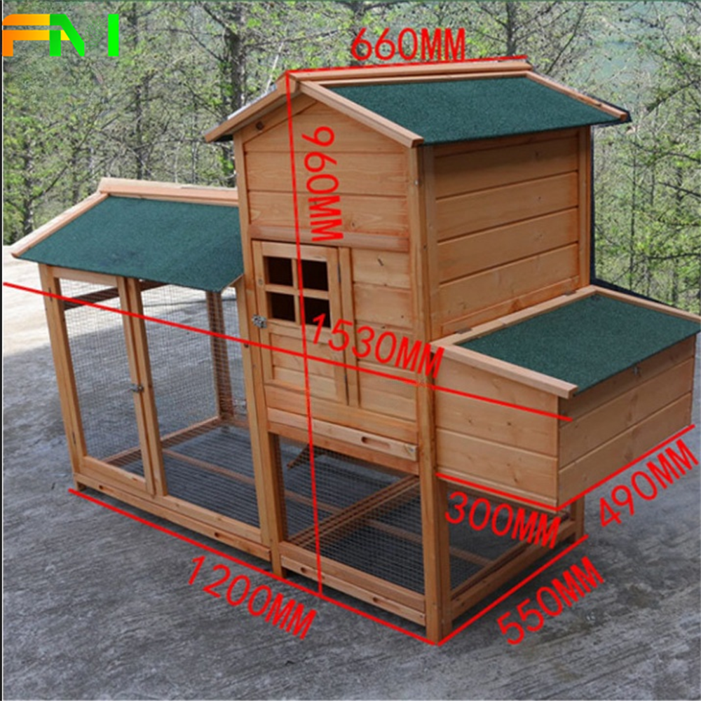 High Quality Movable Wooden Chicken Coops Large Chicken Houses for Sale Online Pet Furniture