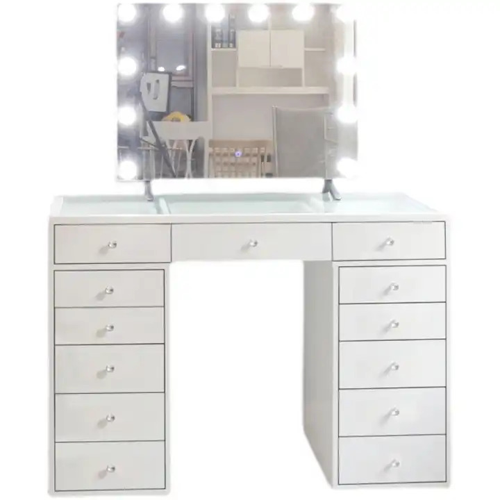 Fengmu Living Room Furniture simple dressing table dressing table for bedroom makeup vanity table set