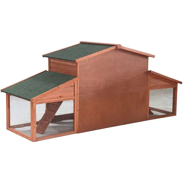 Small Commercial Chicken Coop Solid Pattern Wood Steel Stainless Steel Bamboo Pet House Design Free Range Chicken House