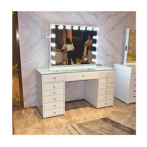 Fengmu Living Room Furniture simple dressing table dressing table for bedroom makeup vanity table set