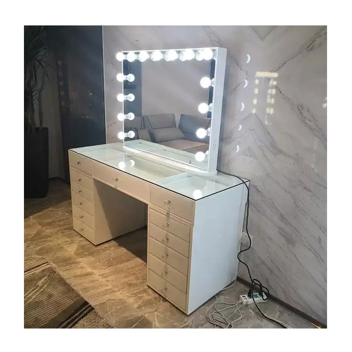 Fengmu Living Room Furniture simple dressing table dressing table for bedroom makeup vanity table set