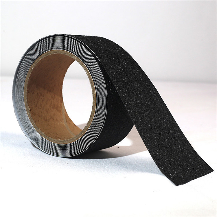 Waterproof black floor safety caution antislip tape stair strong adhesive carborundum anti non slip skid tape for stairs treads