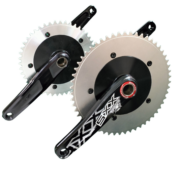 Aluminum Alloy 130BCD Bicycle Crankset 47T Square Hole Single Speed road Bike Crank Set Chain Wheel Tooth Plate Sprocket