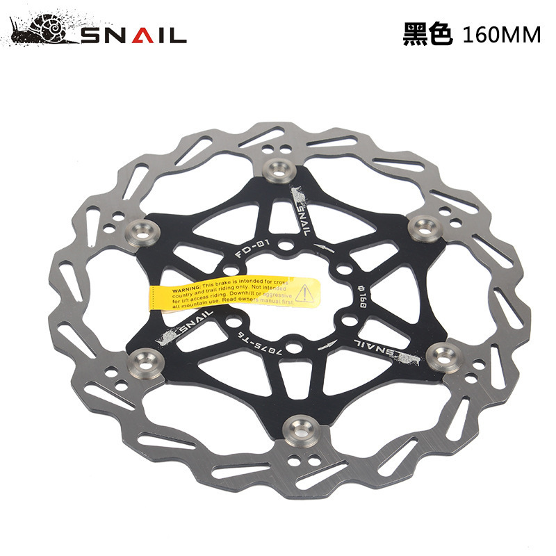 SNAIL  Bicycle Disc Brake Rotor 160/180/203mm Mountain Bike Brake Pad Floating mountainbike parts for Bicycle parts