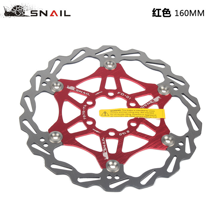 SNAIL  Bicycle Disc Brake Rotor 160/180/203mm Mountain Bike Brake Pad Floating mountainbike parts for Bicycle parts