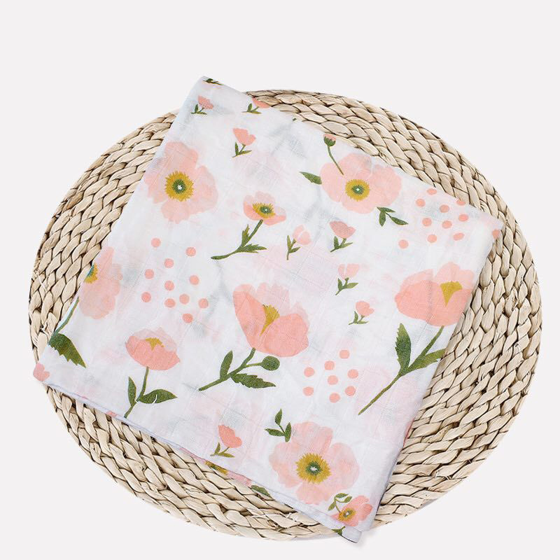 Wholesale Organic Baby Muslin Swaddle Blankets 100% Organic Cotton Neutrals Muslin Swaddle Blankets Newborn MOQ 1 PCS 70 x 70 CM