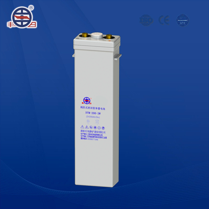 DTM-200-3W 200Ah 2V C5 AGM battery Deep cycle valve regulated sealed lead acid Metro battery