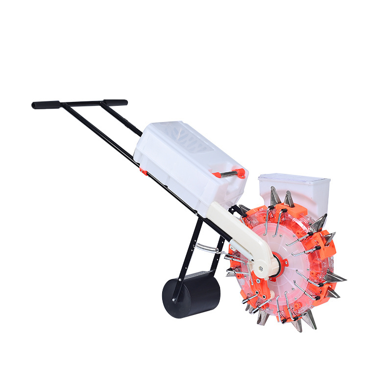 Fertilizer And Direct Drill Hand Seeding Manual Corn Planter Seeder Machine