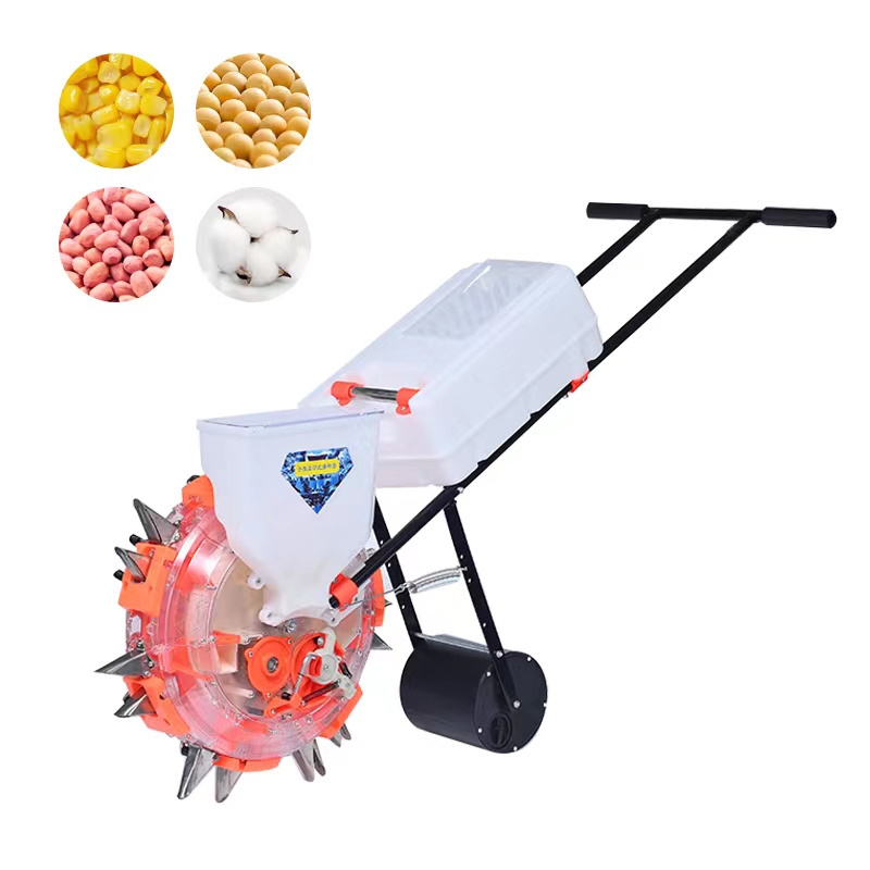 Fertilizer And Direct Drill Hand Seeding Manual Corn Planter Seeder Machine