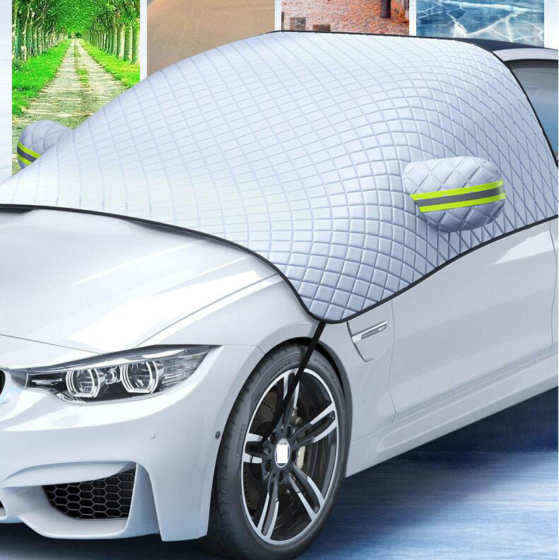 wholesale car windshield cover for snow 6 layer thickening windshield snow cover Magnetic iron windshield cover for ice and snow