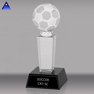 K9 Crystal Golf Trophy Crystal Soccer Ball Sports Souvenir Trophies Basketball and Football Trophy