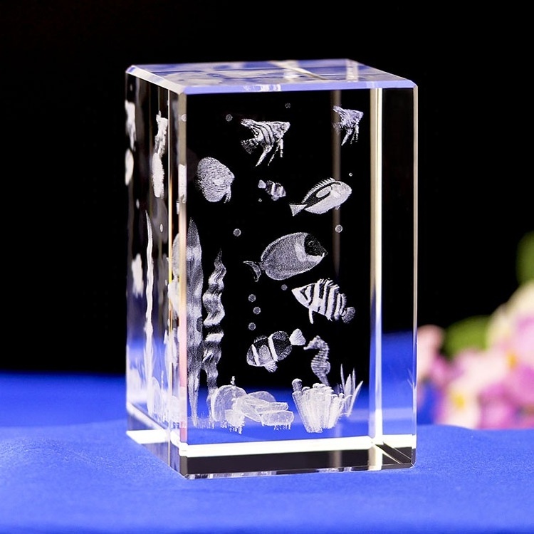 Crystal Laser Cutting Crystal Award Crystal Cube for 3d Laser Engraving Business Gifts