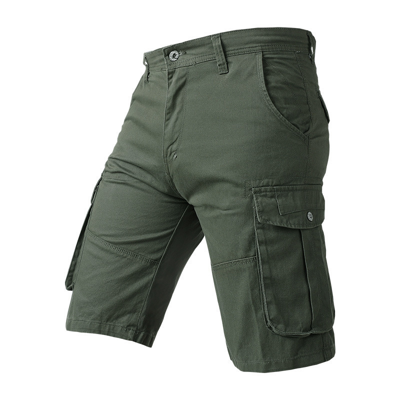 Men Classical cargo shorts Casual Knee Length Shorts Big Children Bermuda Shorts With Patch Pocket