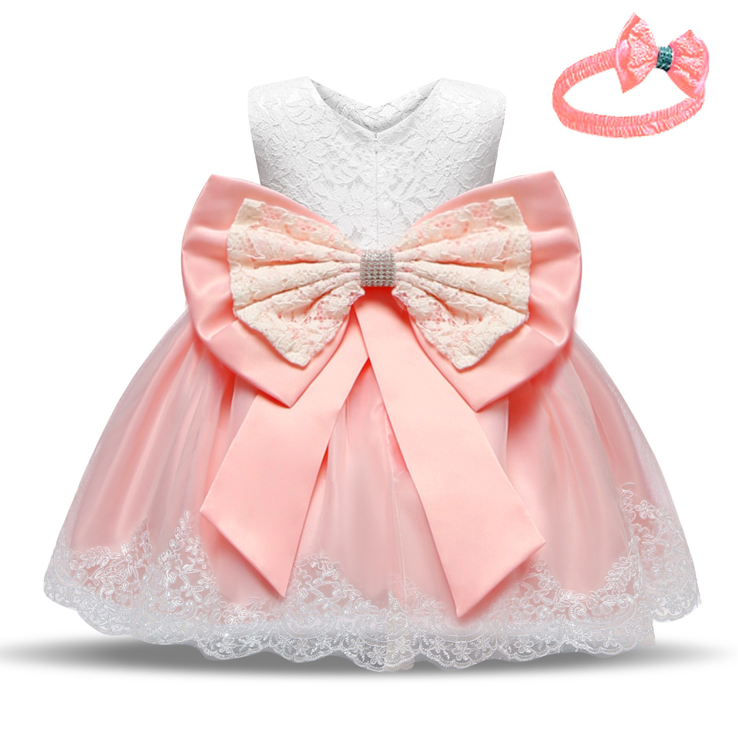 2020 Infant Christmas Dress New Summer Newborn Girls Princess Party Dresses For 3-8Y