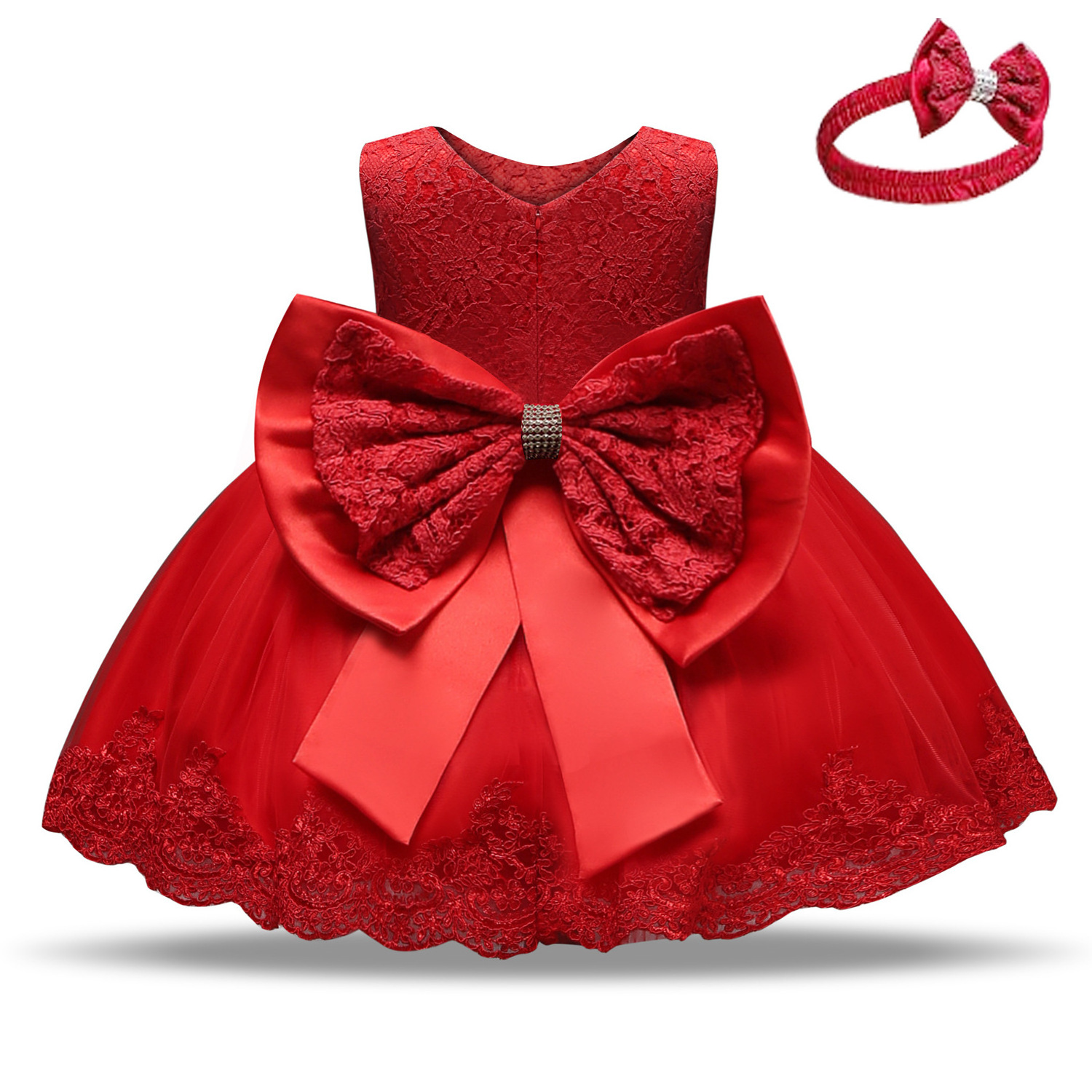 2020 Infant Christmas Dress New Summer Newborn Girls Princess Party Dresses For 3-8Y