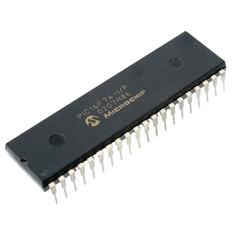 In Stock Microcontrollers MCU 8-bit PIC RISC 7KB Flash 5V 40-Pin Electronic component Integrated circuits PIC16F74-I/P