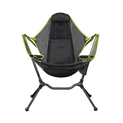 Customized Portable Rocking Swinging Foldable Chairs Breathable Waterproof Oxford Cloth Travel Recline Folding Camping Chairs