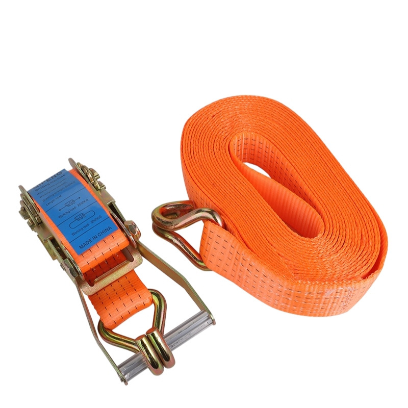 Ratchet tie down 2000kg~5000kg 50mm Truck Belt Cargo Lashing Ratchet Tie Down Strap For Cargo