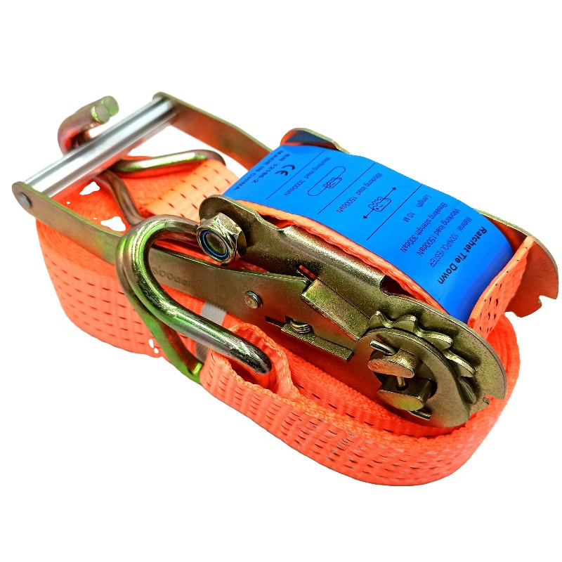 Ratchet tie down 2000kg~5000kg 50mm Truck Belt Cargo Lashing Ratchet Tie Down Strap For Cargo