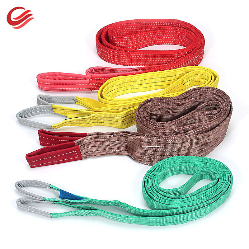 Polyester webbing wheel pulley Heavy Duty sling lifting belt