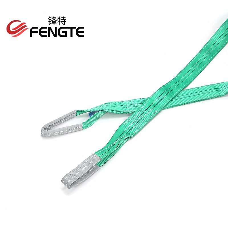 High Tenacity 1-12 Ton Color Code Polyester Duplex Lifting Webbing Belt Boat Crane Lift Round Flat Webbing Sling