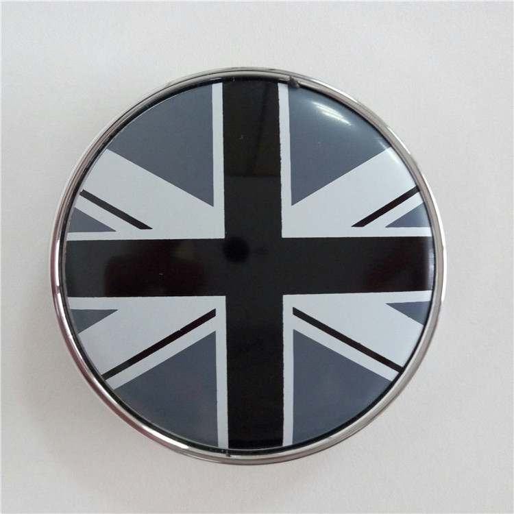 ABS Chrome 60mm Grey Color UK Flag Car Wheel Center Cap For Bentley Audi BMW