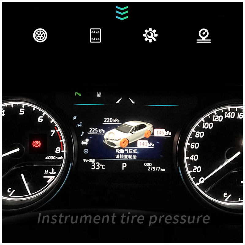 TPMS The new OBD manometer pressure gauge  Auto Security Alarm Tyre Pressure For Lexus IS200 IS350 IS300 2015-2021 tpms sensor