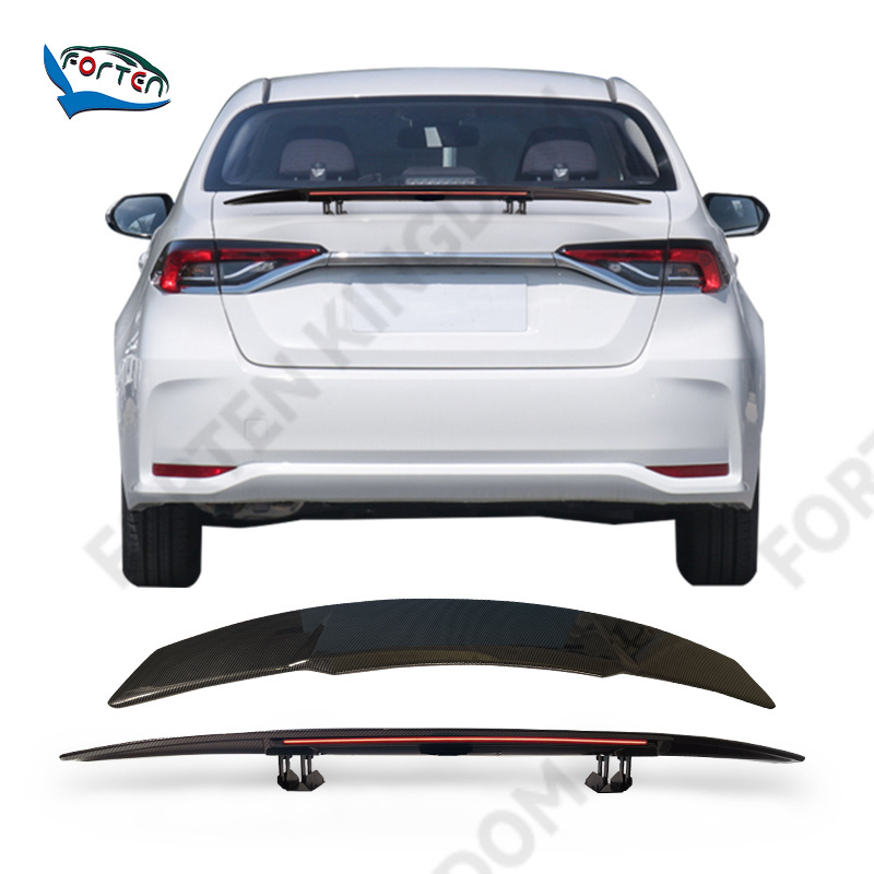 Car decoration ABS carbon fiber rear wing electric rear spoiler Car spoiler wings For Toyota Corolla 2015-2022 automatic spoiler