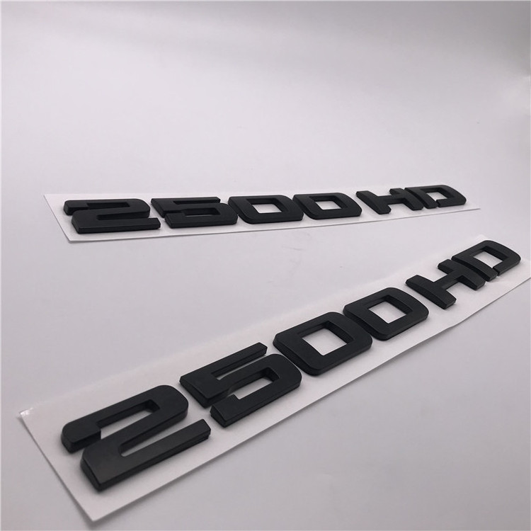 Customized ABS Chrome Car Letters Adhesive Auto Nameplate Car Badge Emblem