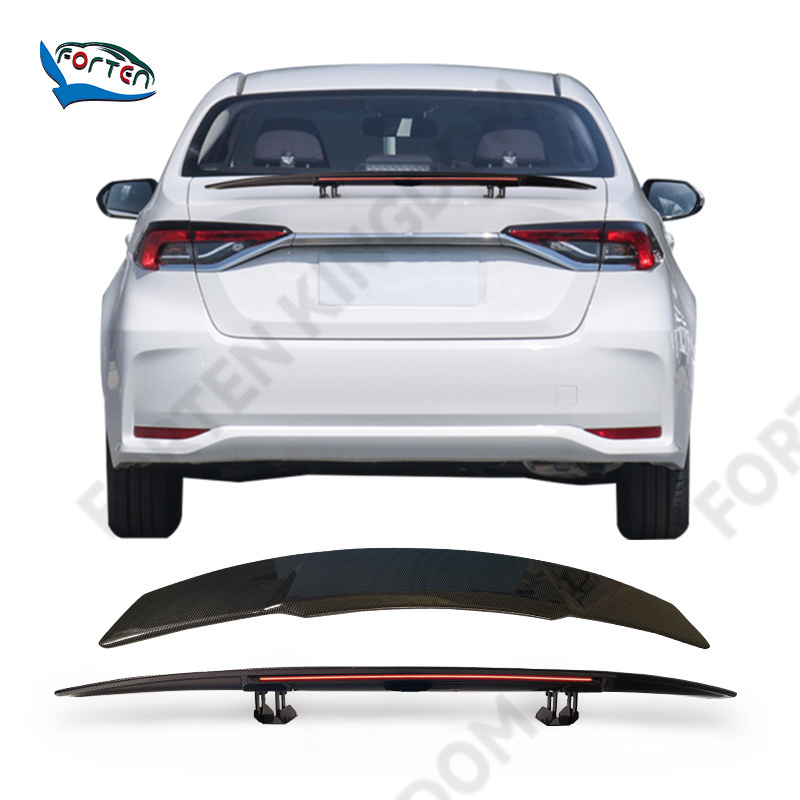 Car decoration ABS carbon fiber rear wing electric rear spoiler Car spoiler wings For Toyota Corolla 2015-2022 automatic spoiler