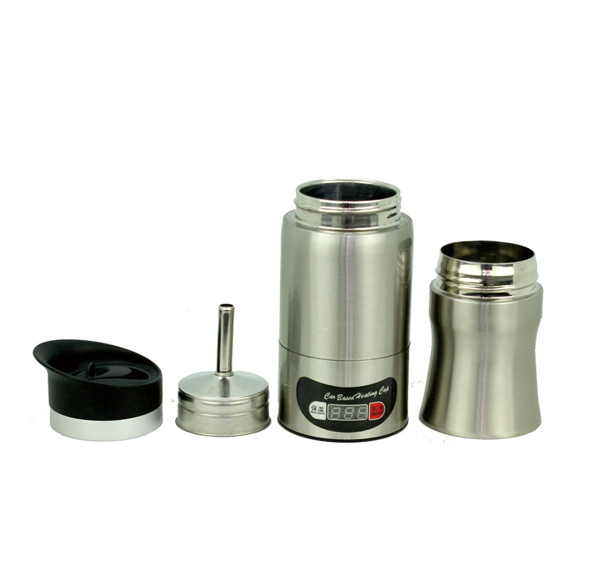 24v 12v car coffee maker travelling portable coffee machine with stainless steel housing