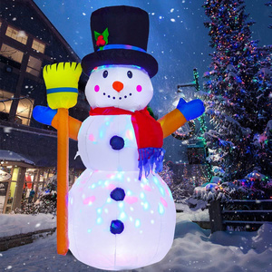 Christmas Outdoor Indoor Christmas decorations LED inflatable 4FT Snowman Family Christmas decorations