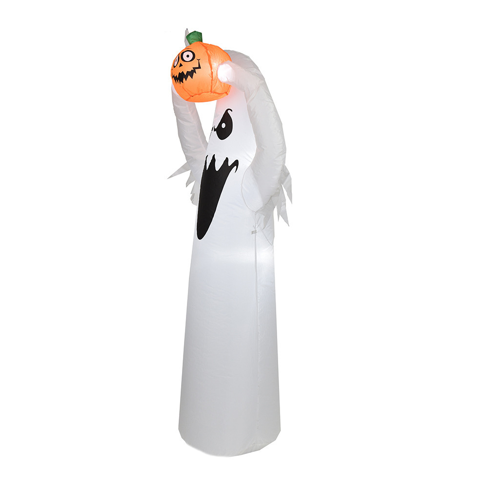 Outdoor Halloween decorations LED glow white ghost inflatable Halloween home party decorations supplies