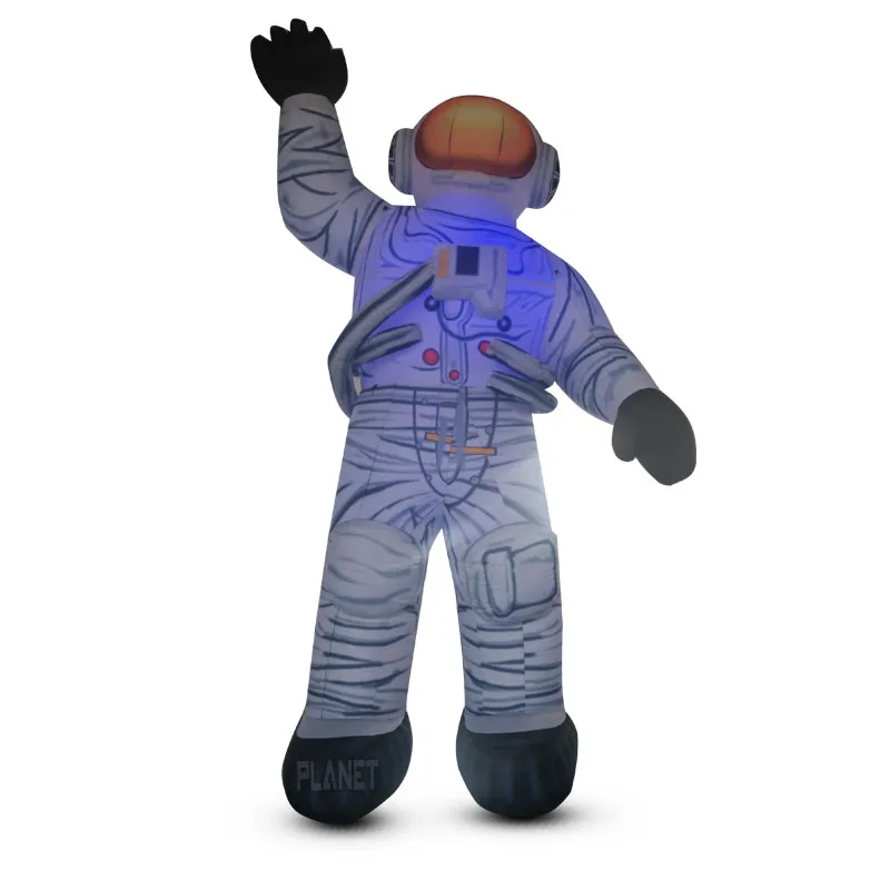 Outdoor Display Large Colorful Lighting Inflatable Cartoon Astronaut Space Man Model Giant Inflatable Astronaut manufacture