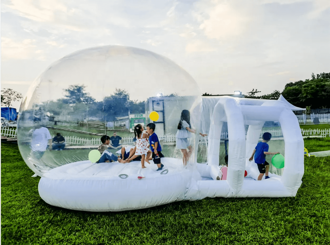 Customized Outdoor inflatable bubble House Transparent tent Crystal football restaurant hotel homestay tent starry room