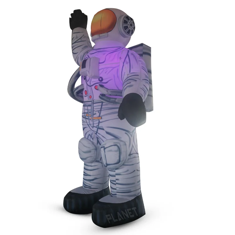 Outdoor Display Large Colorful Lighting Inflatable Cartoon Astronaut Space Man Model Giant Inflatable Astronaut manufacture