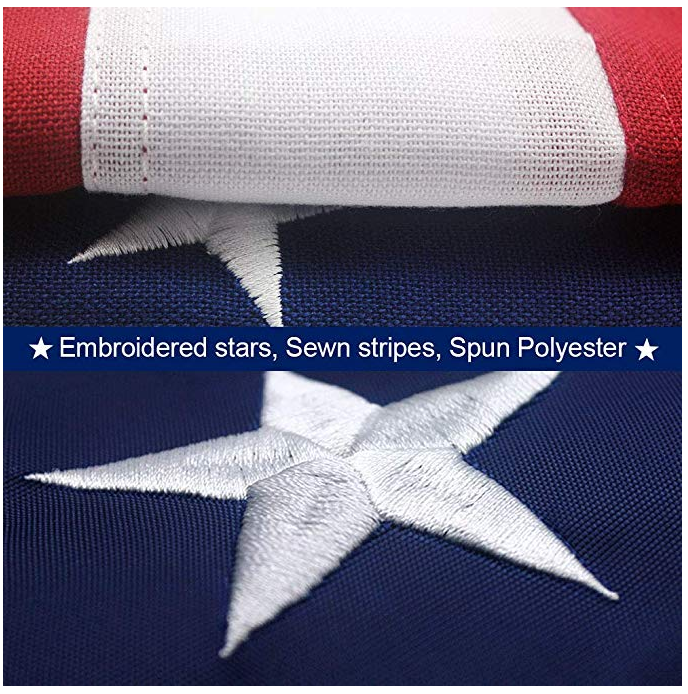 2024 Hot Sales 3x5ft American Prevent Bask In Usa Embroidered Flag All Country Flags