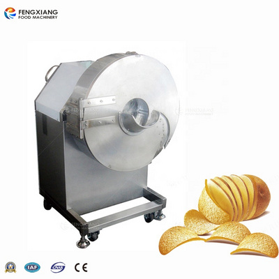 High Efficiency Potato onion Slicer Cutter Potato Chips Crisp Cutting Slicing Machine for food industry